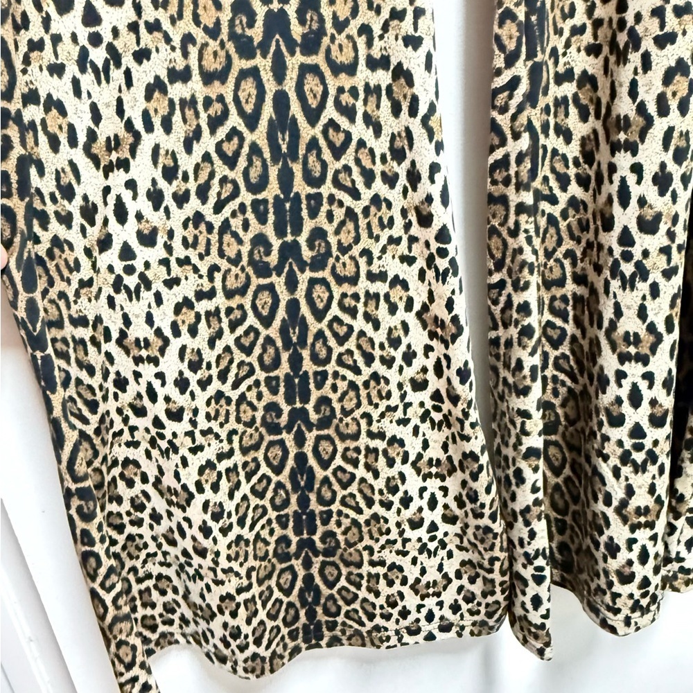 Rehab Animal Print Wide-Leg Pants Size M - Picture 3 of 8